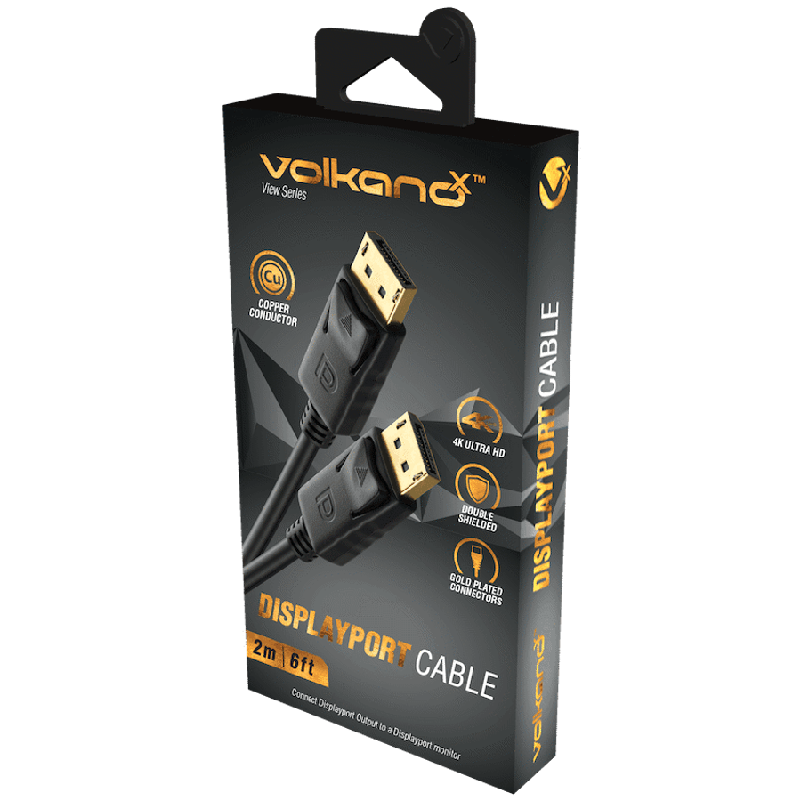 VolkanoX View Series DisplayPort Cable 2m