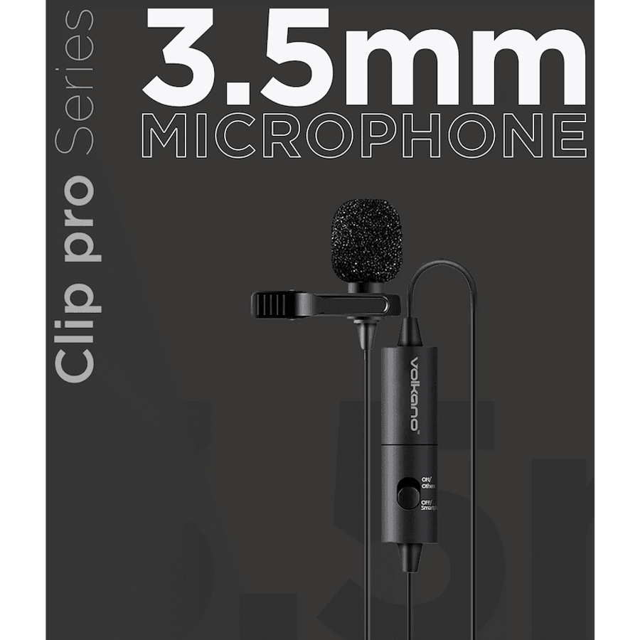 Volkano Clip Pro Series 3.5mm Microphone