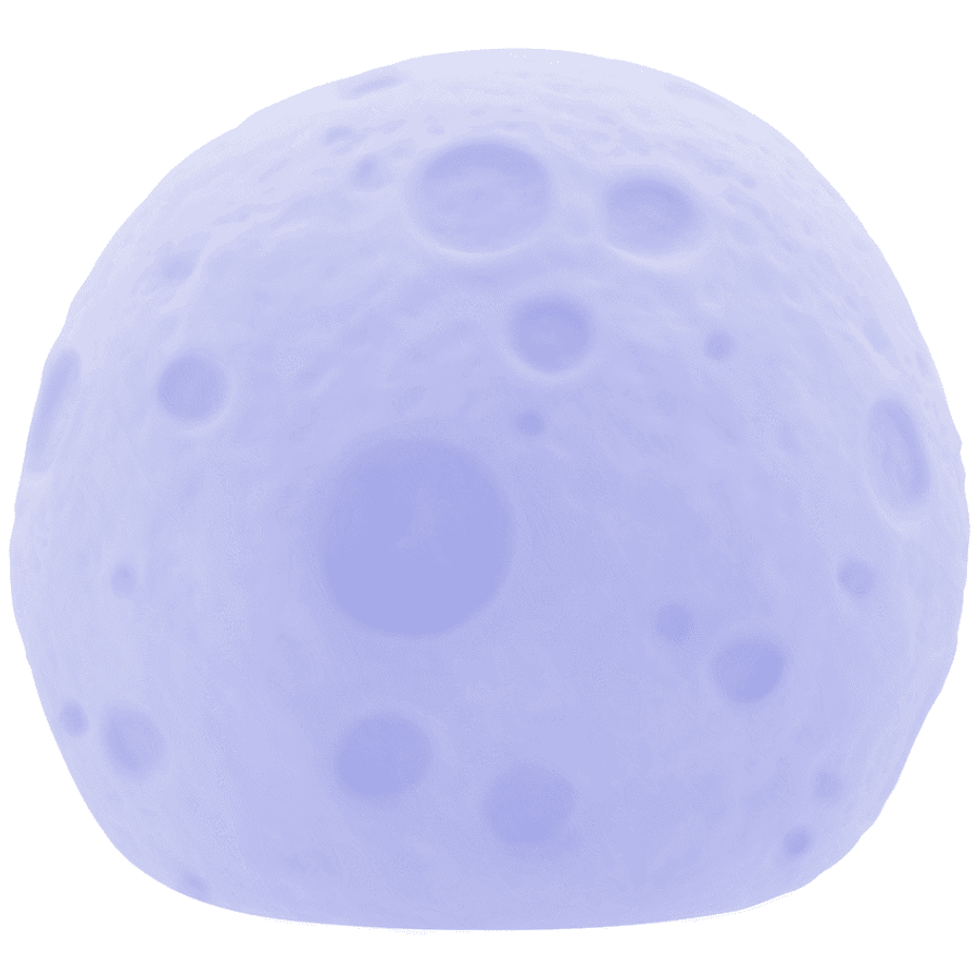 Volkano Galactic Mini Moon LED Mood Light - Battery Operated