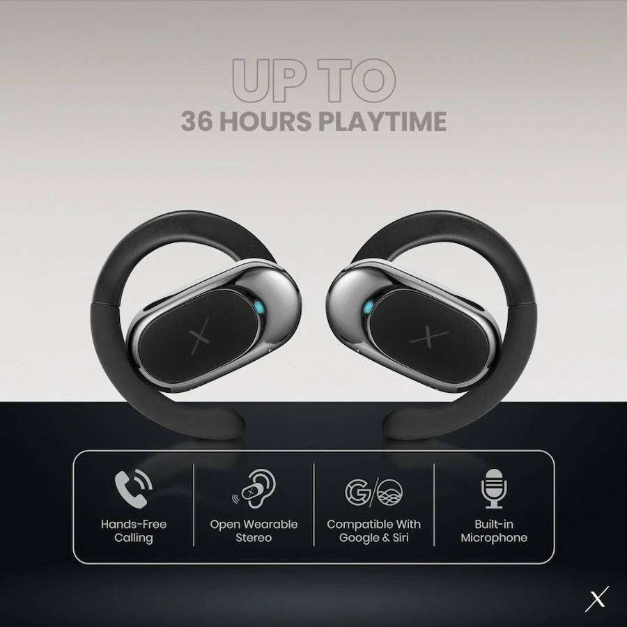 Volkano X VXO200 Open Wearable Stereo Earphones  - Black