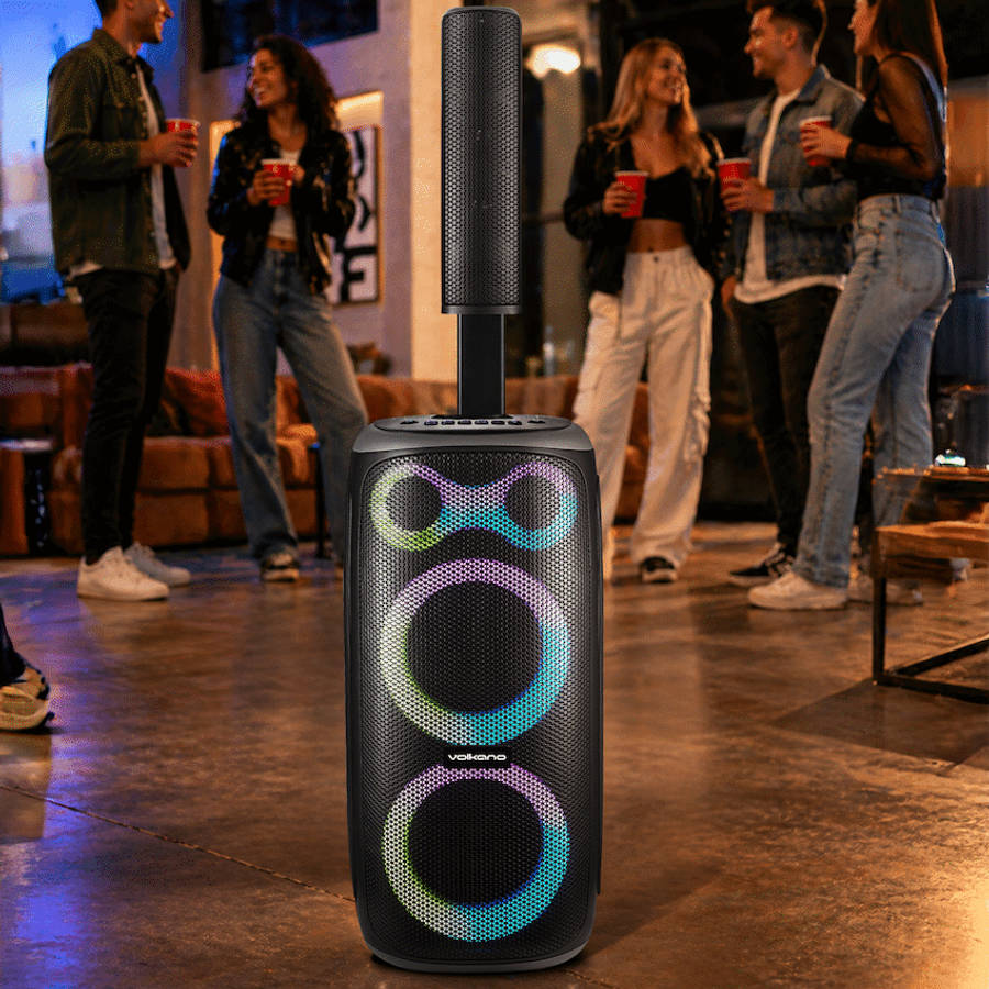 Volkano Vegas Series Dual 6.5" Tower Speaker