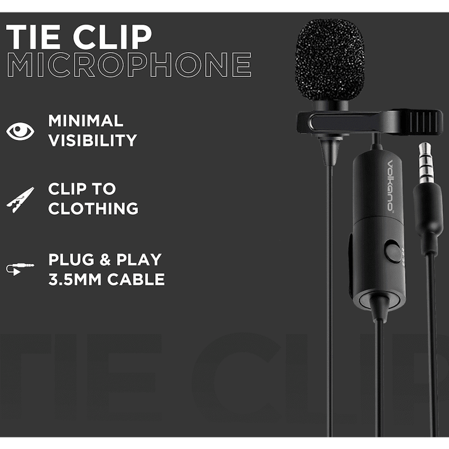 Volkano Clip Pro Series 3.5mm Microphone