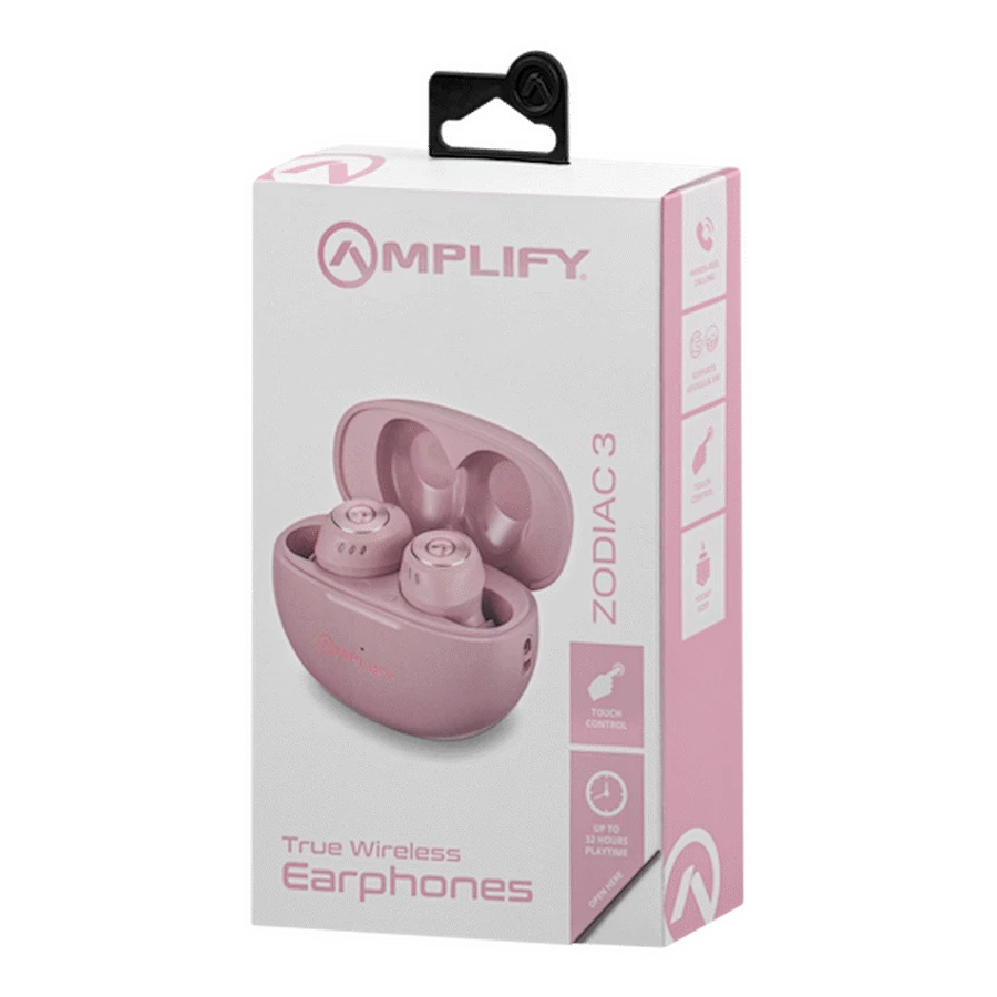 Amplify Zodiac 3 True Wireless Earphones - Pink