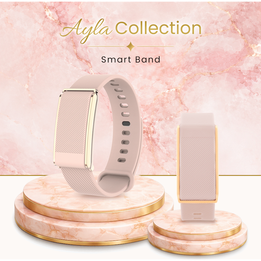 Volkano Ayla Collection Smart Band - Gold