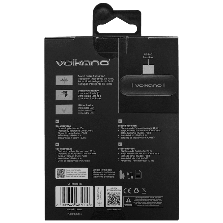 Volkano Maestro Series Lavalier Microphone