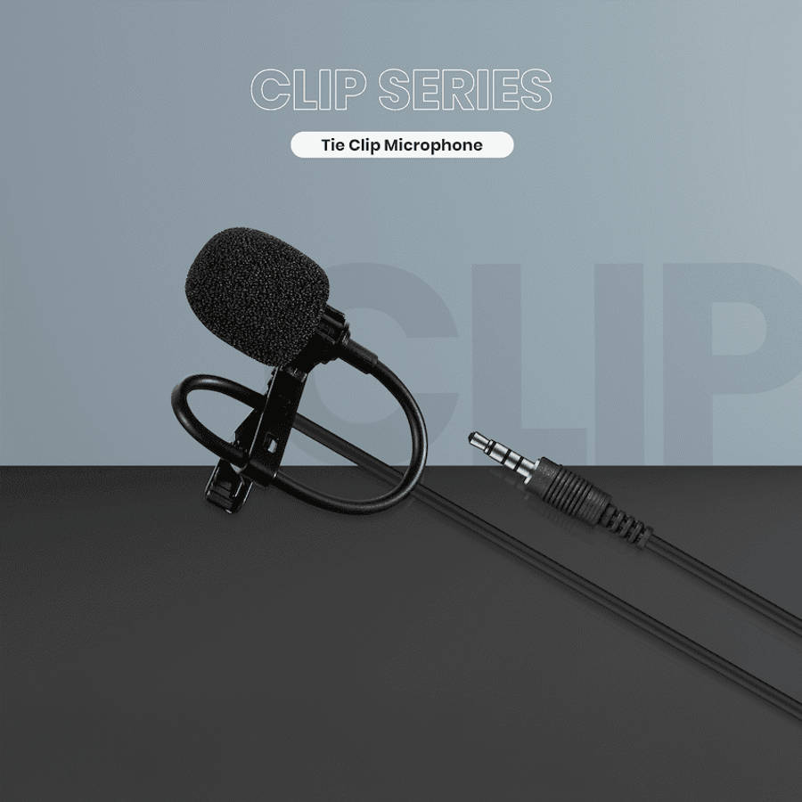 Volkano Clip series 3.5mm Tieclip Microphone