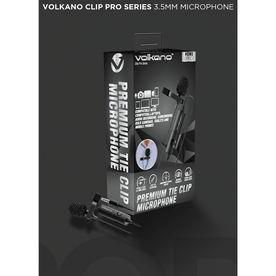 Volkano Clip Pro Series 3.5mm Microphone