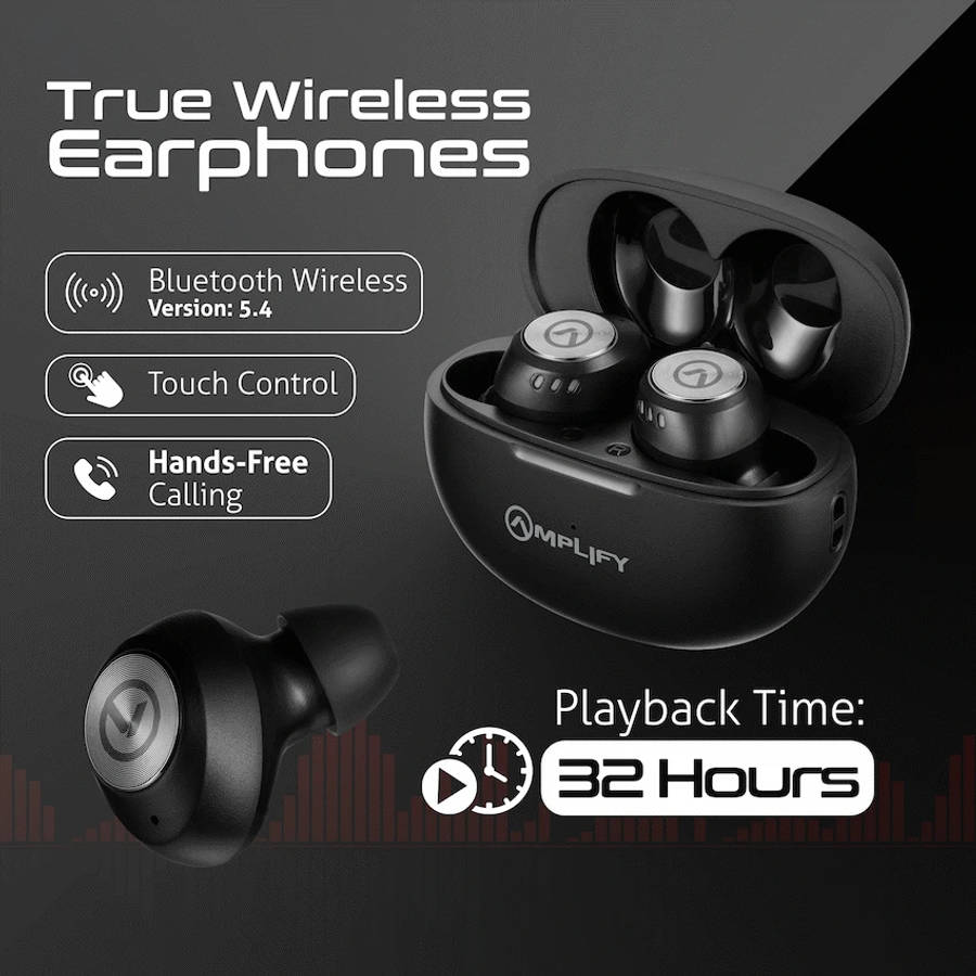 Amplify Zodiac 3 True Wireless Earphones - Black
