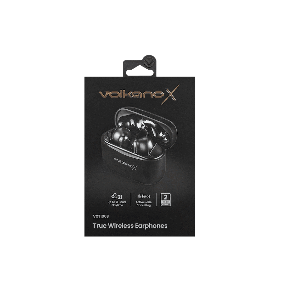 VolkanoX VXT100S TWS Earphones - Black