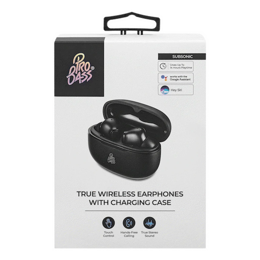 ProBass SubSonic TWS Earphone - Black
