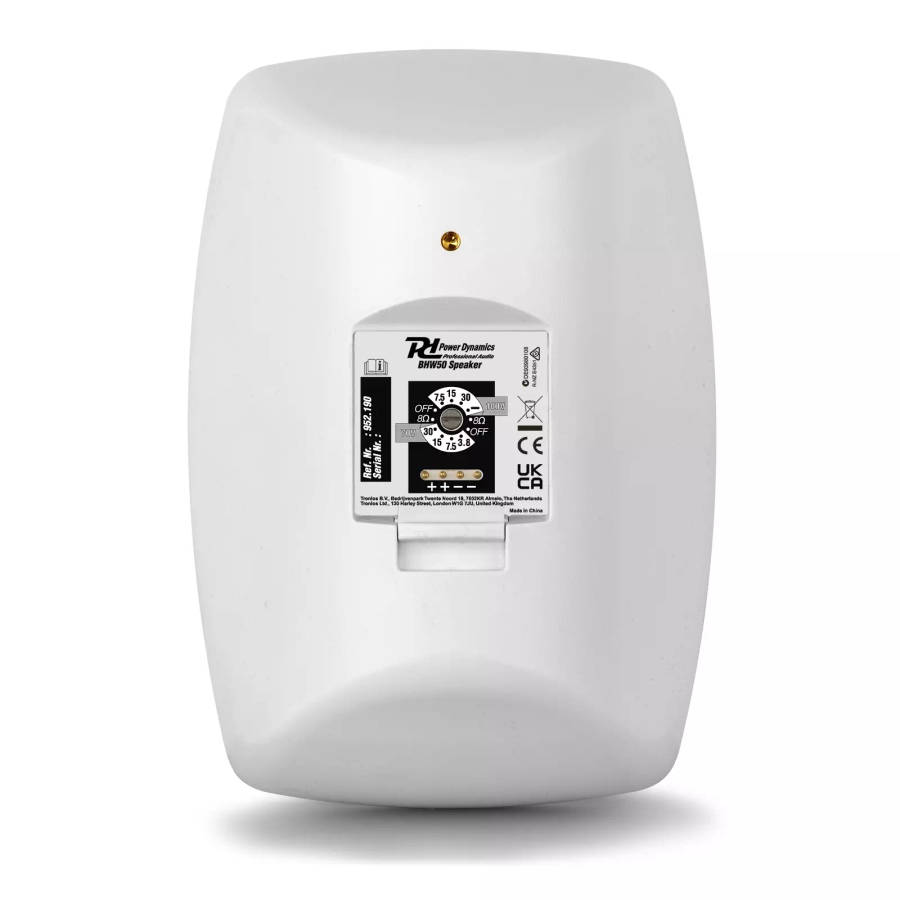 PDM BHW50WH PASSIVE WALL MOUNT SPEAKER 5INCH WHITE 40W 100V IPX5