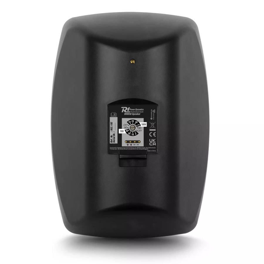 PDM BHW60BK PASSIVE WALL MOUNT SPEAKER 6INCH BLACK 60W 100V IPX5