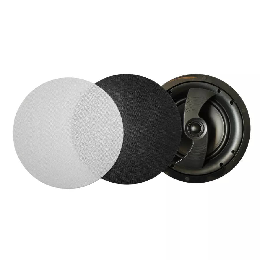 FILO HCV8WB HQ FRAMELESS CEILING SPEAKER 8INCH WHITE/BLACK 50W 100V