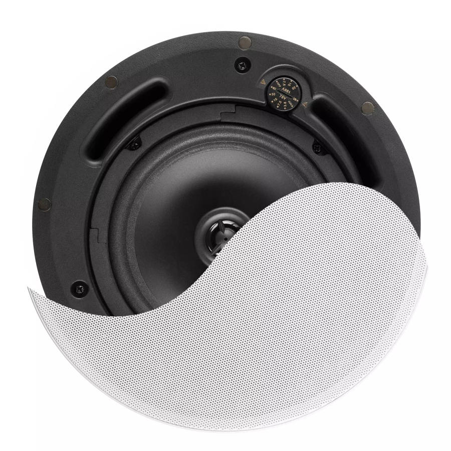 PDM PS65 FRAMELESS CEILING SPEAKER 6.5INCH WHITE 30W 100V