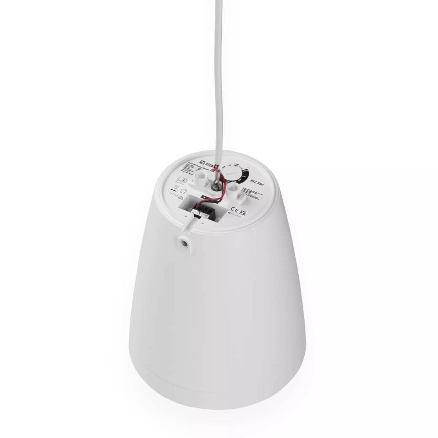 PDM PURITY5W CONE PENDANT SPEAKER 5.25INCH WHITE 30W 100V IP20