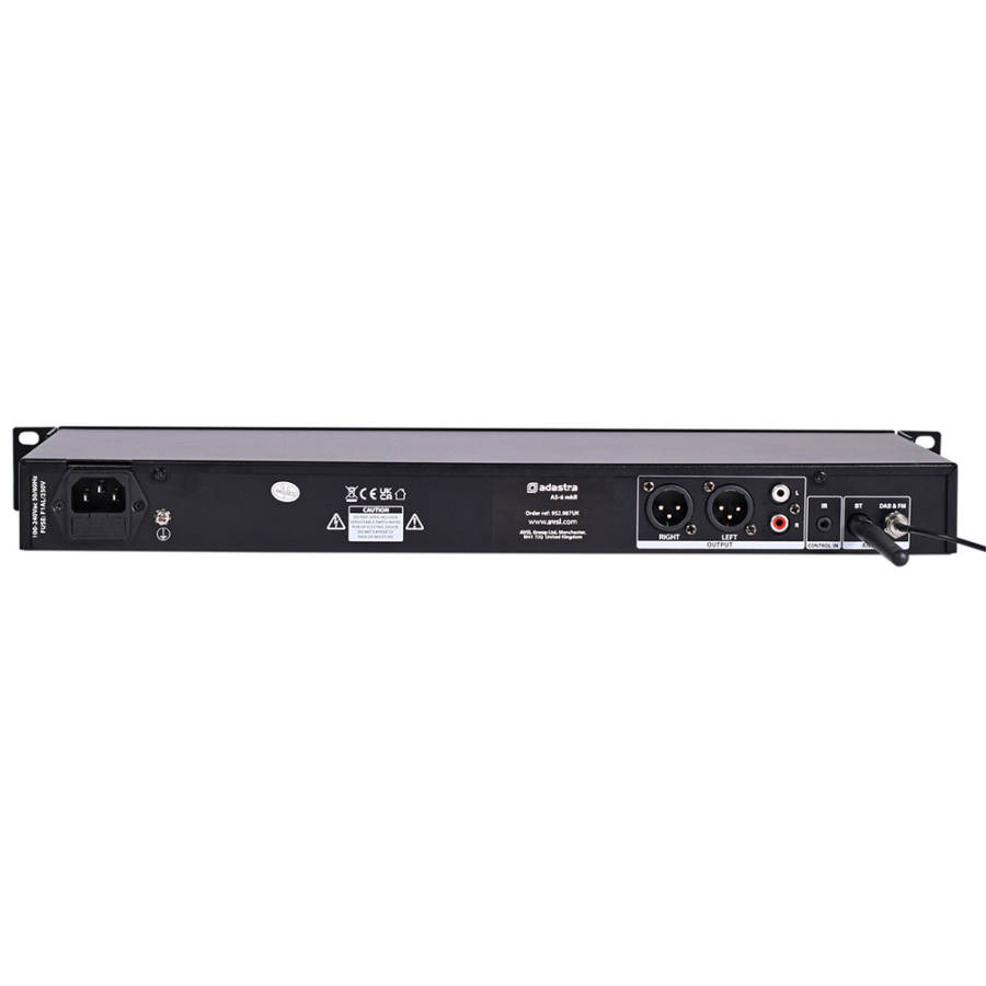 ADASTRA AS-6 MK-II MULTIMEDIA AUDIO PLAYER CD/USB/SD/FM 1U
