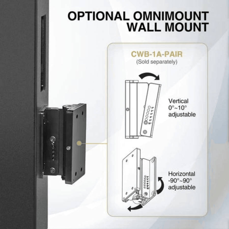 Sound Town CARPO-P3B Passive Column Line Array Speaker - Pair
