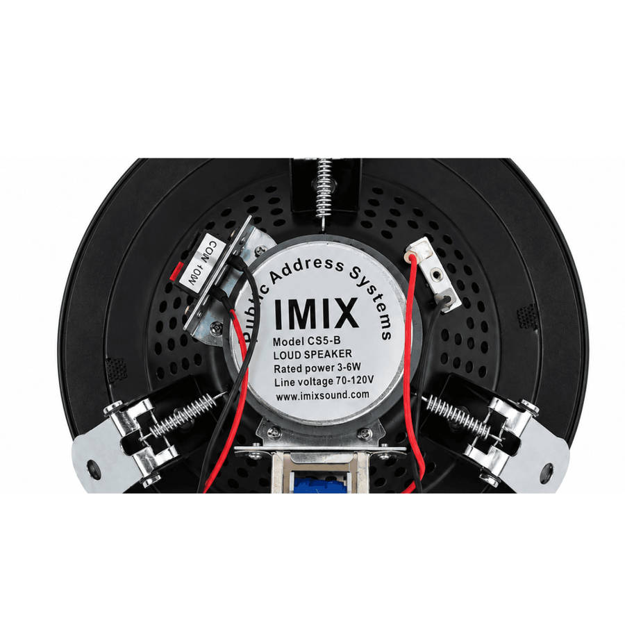 Imix Sound CS5-B Ceiling Speaker (Public Address System) Black