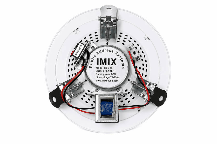 Imix Sound CS5-W Ceiling Speaker (Public Address System) White
