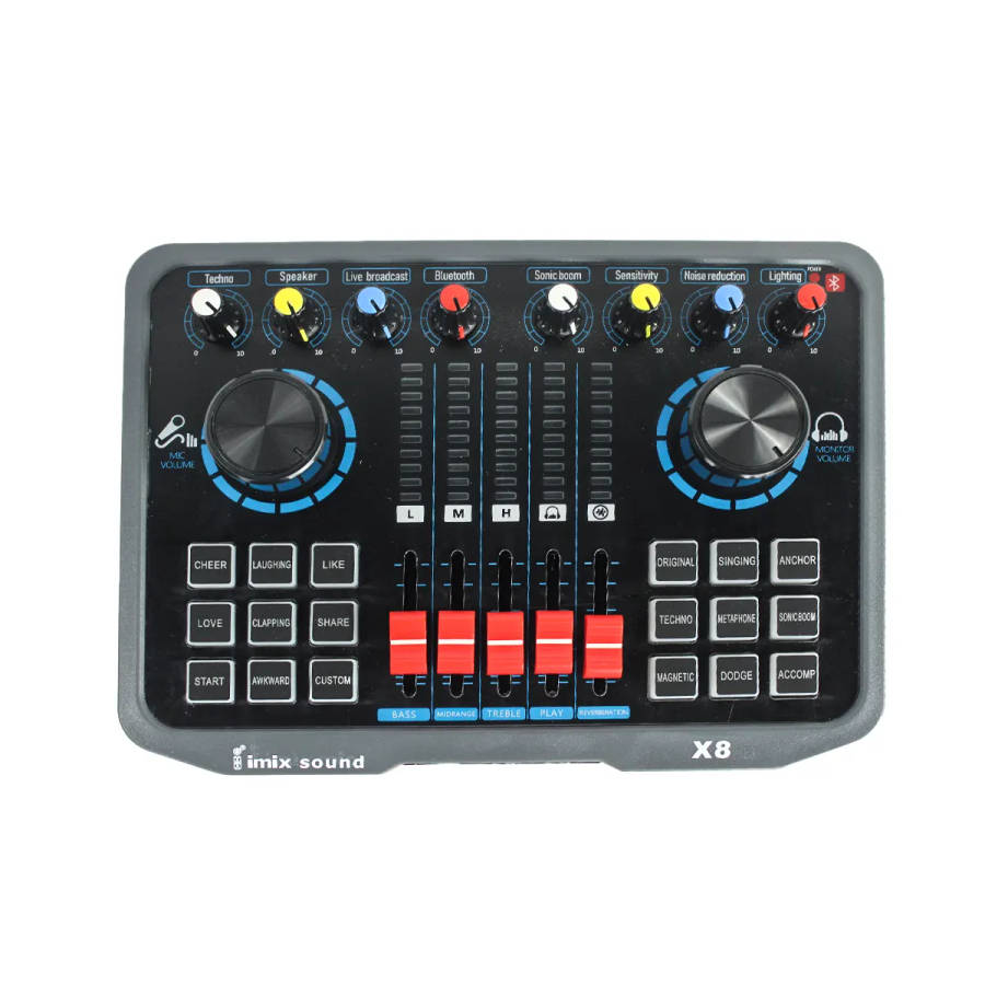 Imix X8 Microphone Sound Card Combo