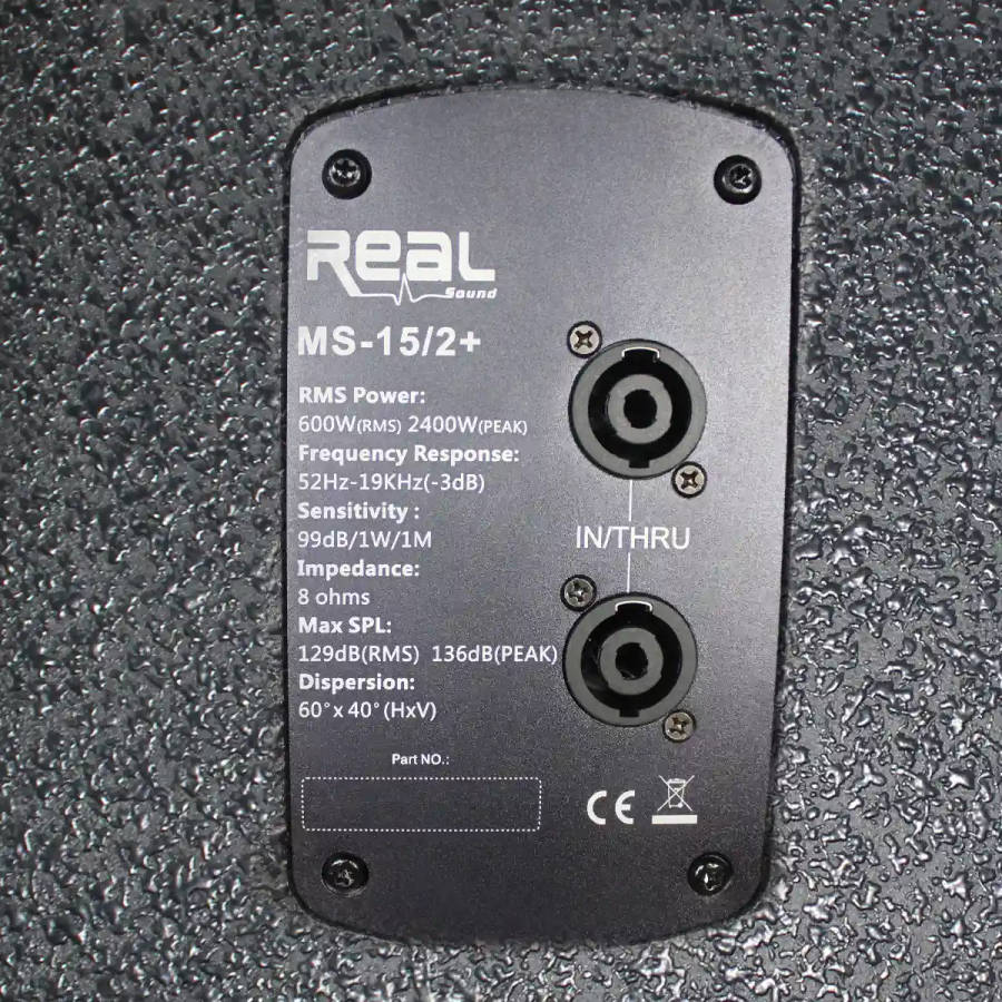 Real Sound MS-15/2+ Full Range Passive Speaker