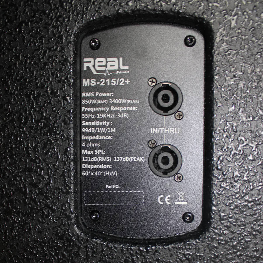 Real Sound MS-215/2+ 15 Dual Passive Speaker