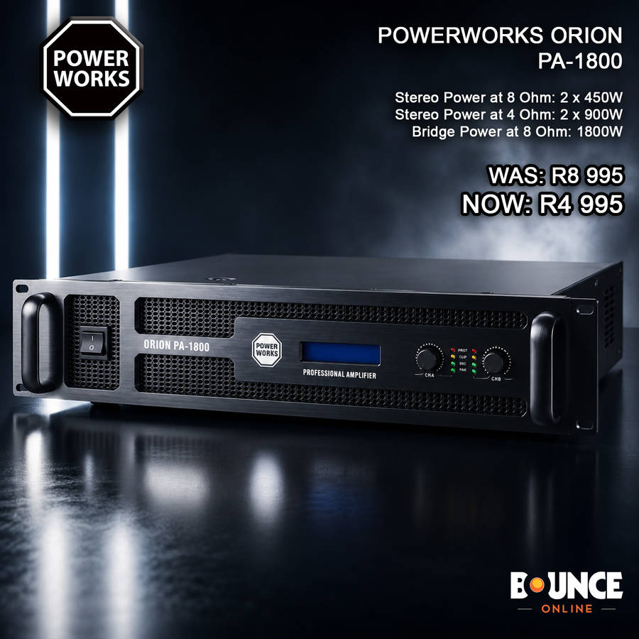 Powerworks ORION PA-1800 Amplifier
