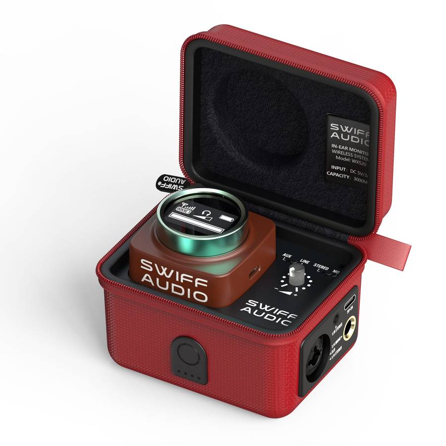 SWIFF Audio WX-520-RED Wireless In-ear Monitor System