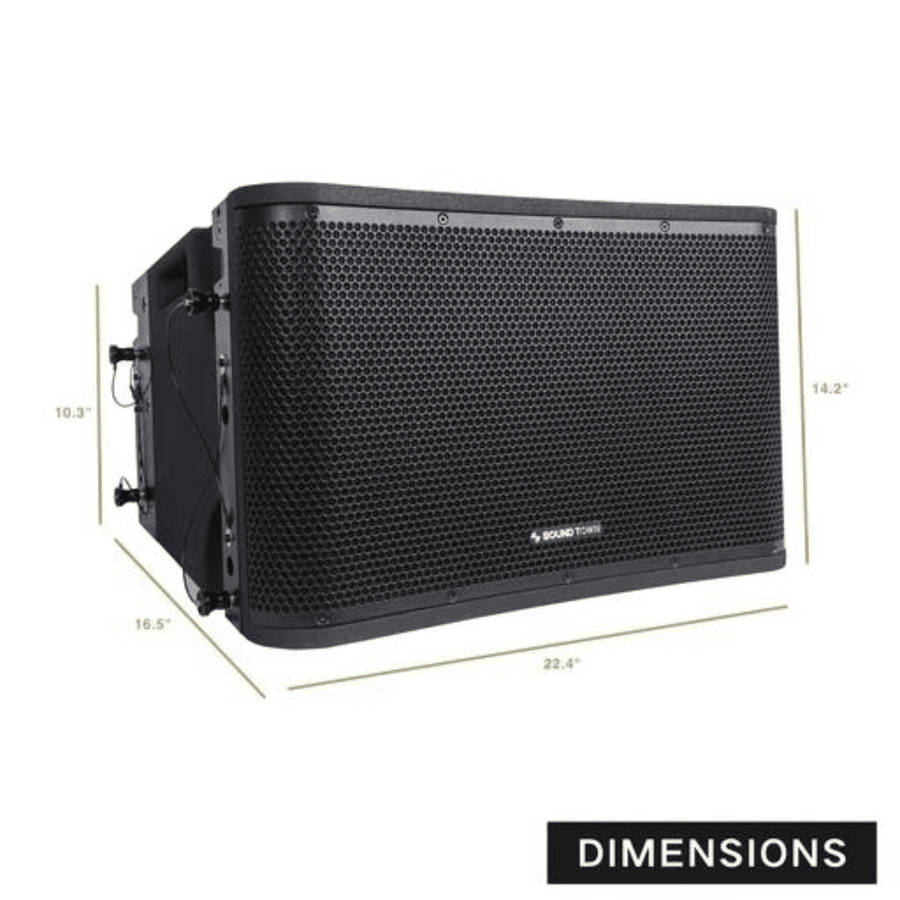 Powerworks ZETHUS Series 12 Powered 2-Way Line Array Loudspeaker System - Unit