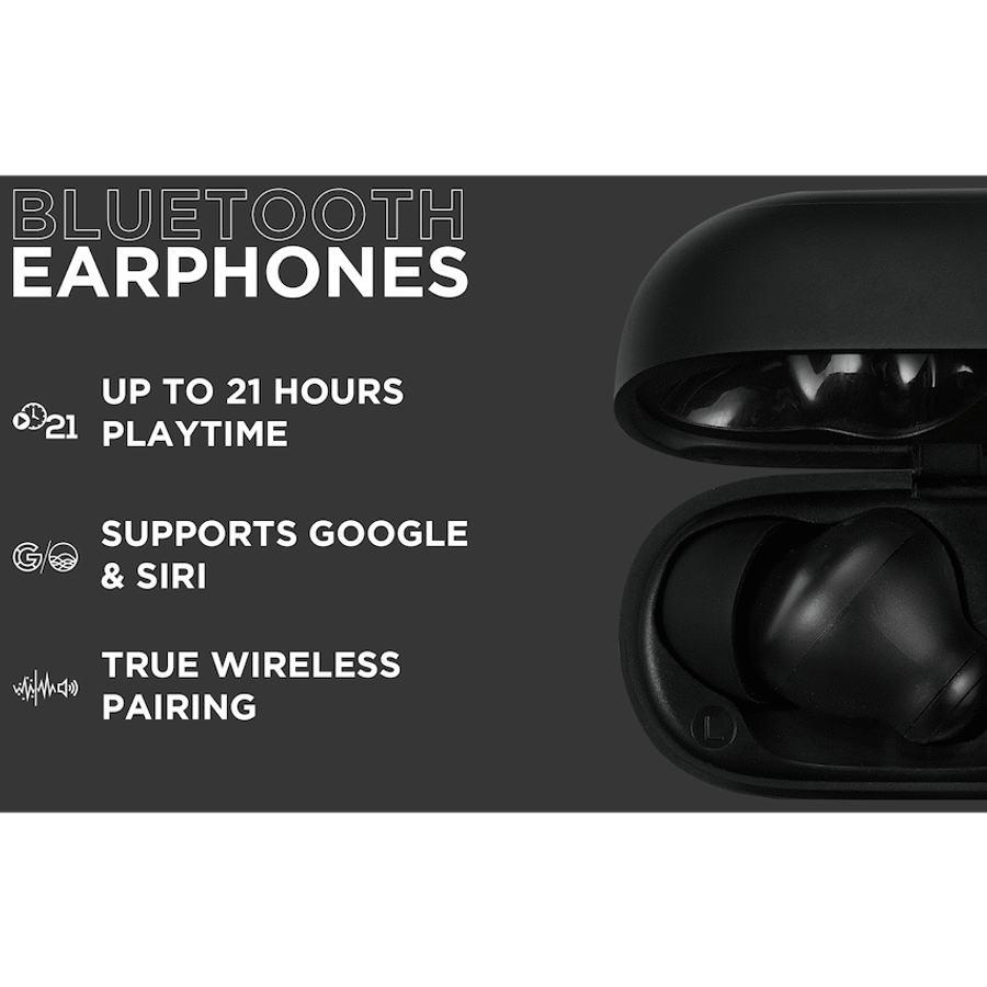VolkanoX VXT100S TWS Earphones - Black