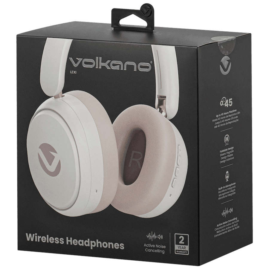 Volkano Lexi Bluetooth Headphone with ANC - Nude