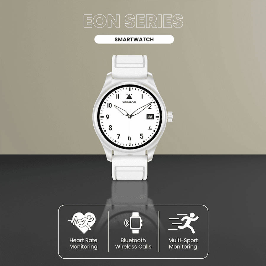 Volkano Eon Series Smartwatch - White