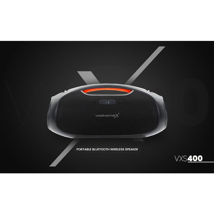 VolkanoX VXS400 Portable Bluetooth Speaker - Black