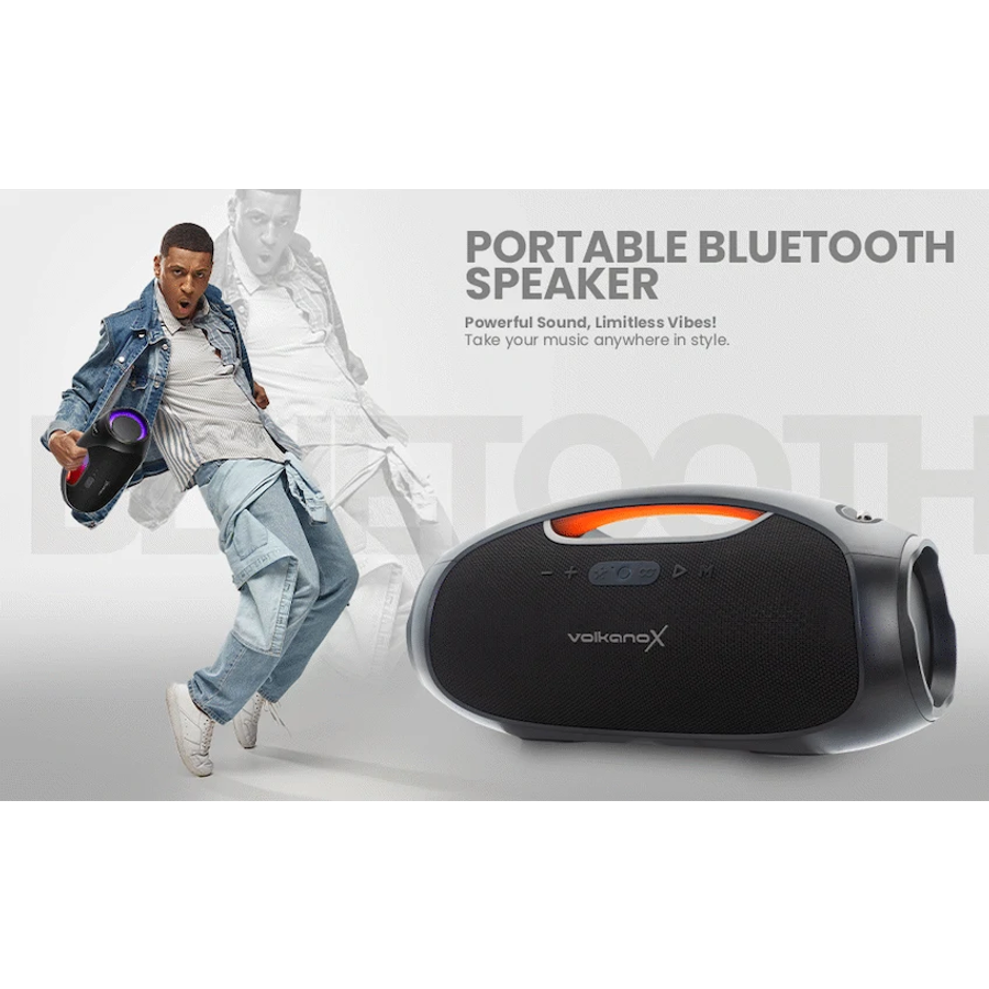 VolkanoX VXS400 Portable Bluetooth Speaker - Black