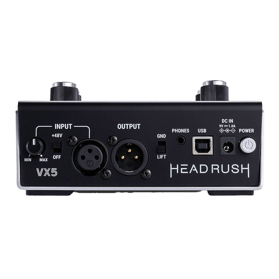 Headrush VX5 FX processor with Antares Autotune