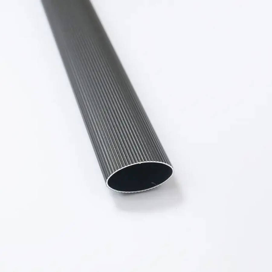 Oval Rail Aluminium Black 2 5m