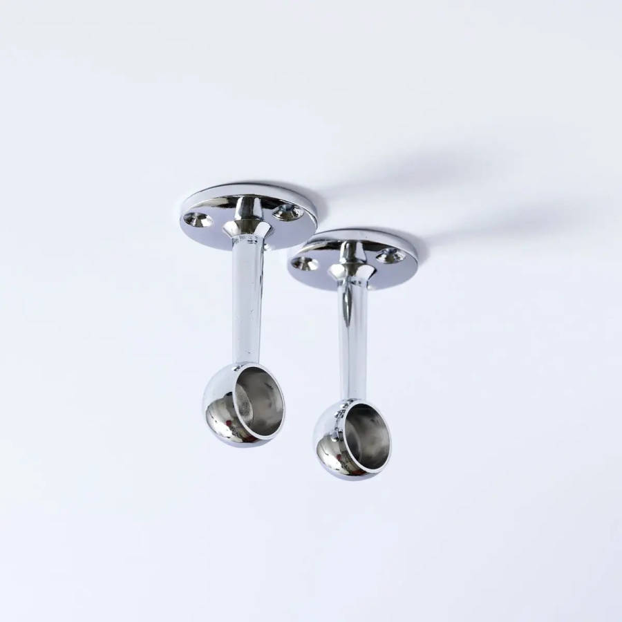 Towel Rail Bracket Chrome-plated 19 Mm 2-piece