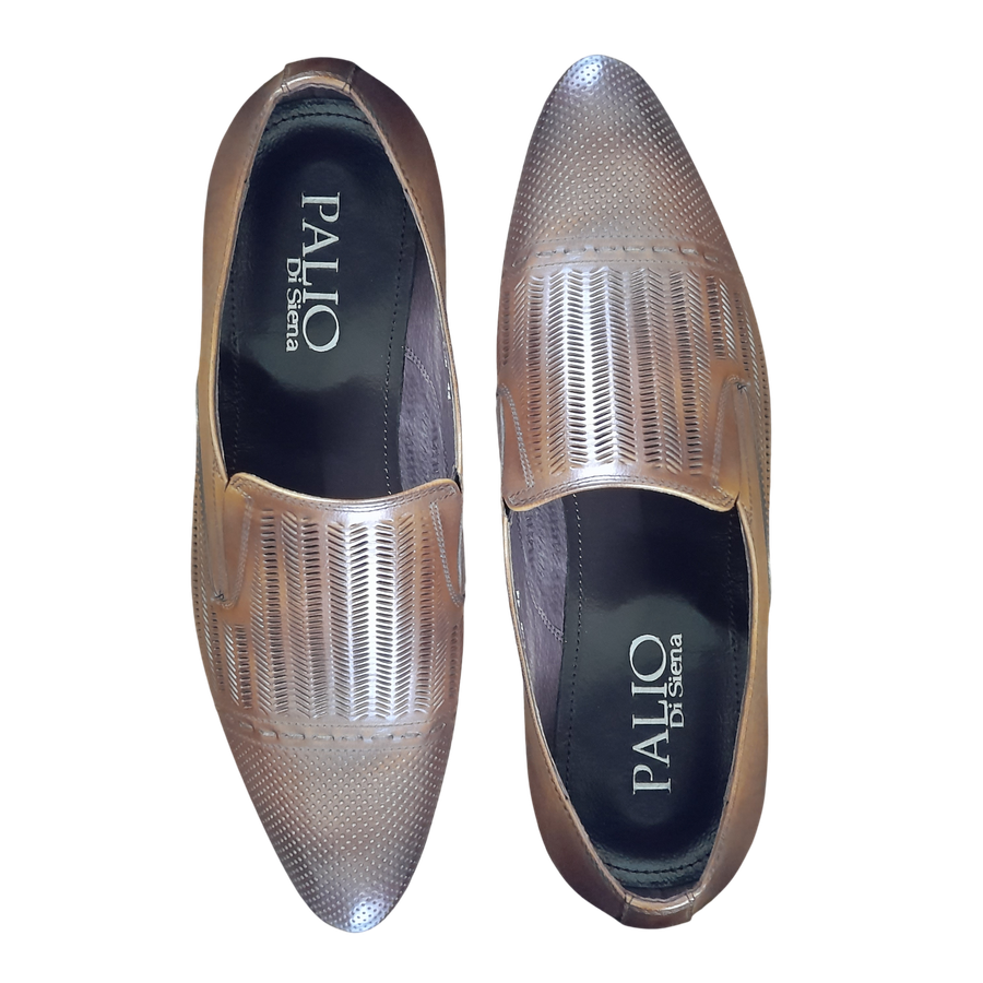 Brown Brogue Loafers