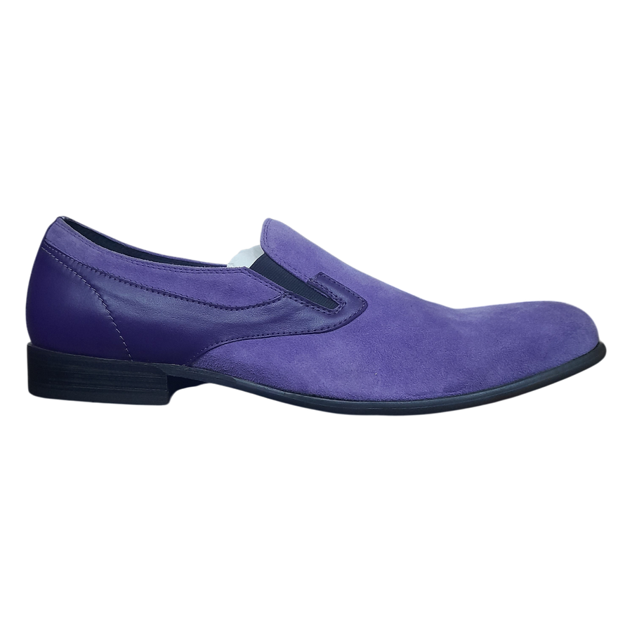 Purple Suade Loafers