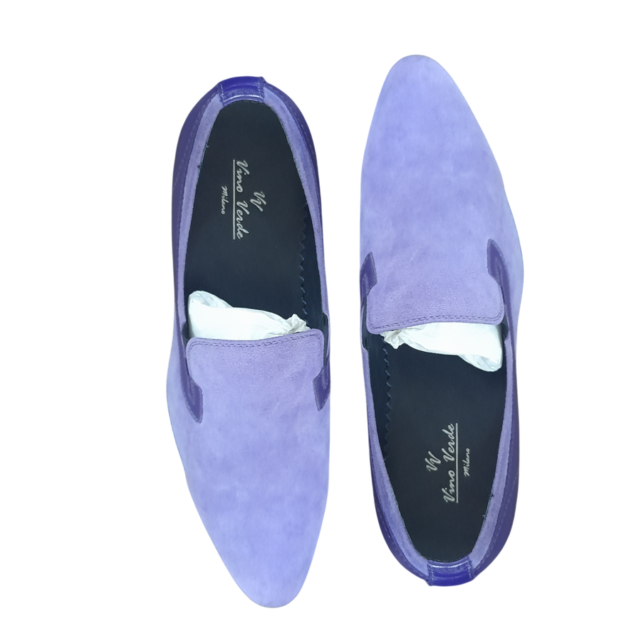Purple Suade Loafers