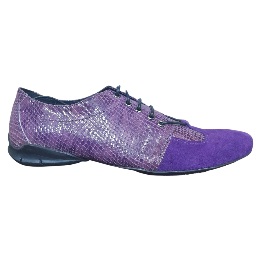 Purple Suade and Scale Smart-Wear Sneakers