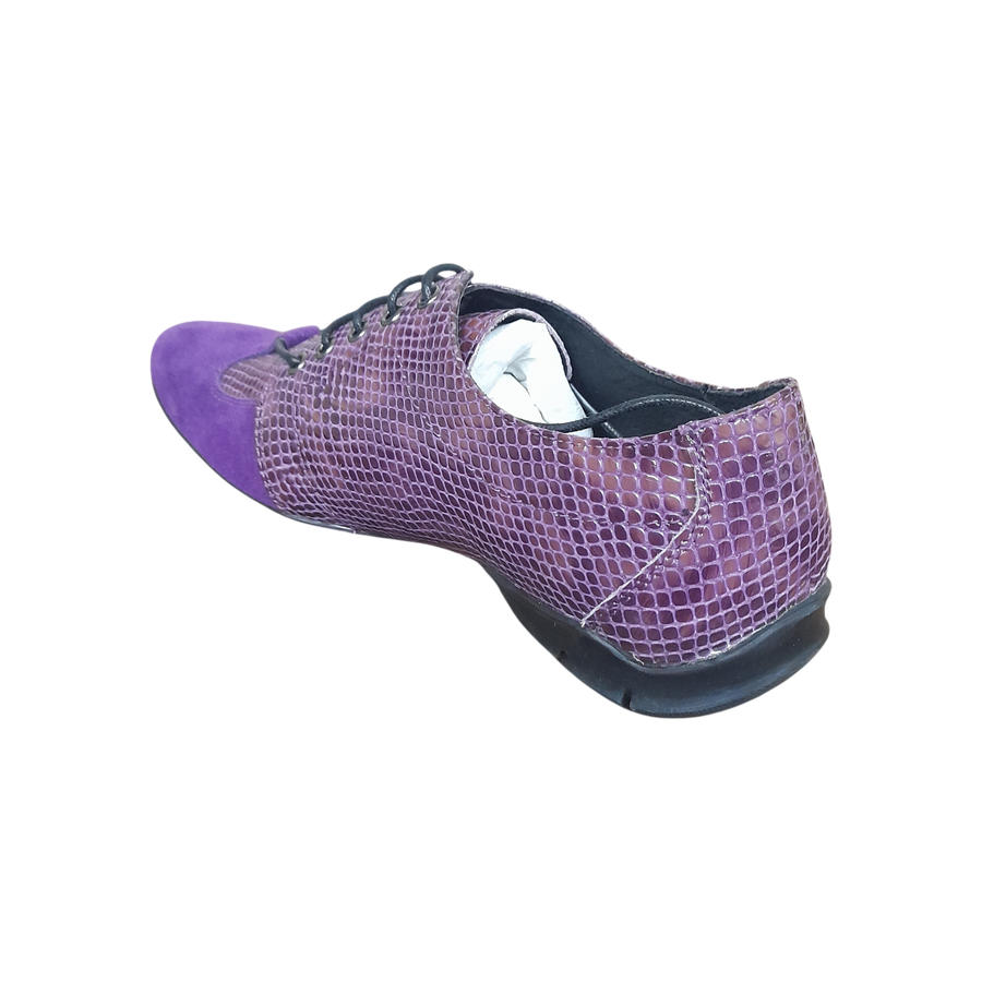 Purple Suade and Scale Smart-Wear Sneakers