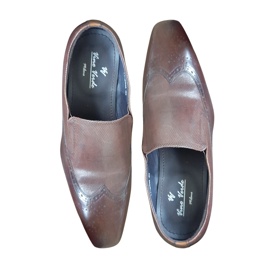 Brown Brogue Loafers
