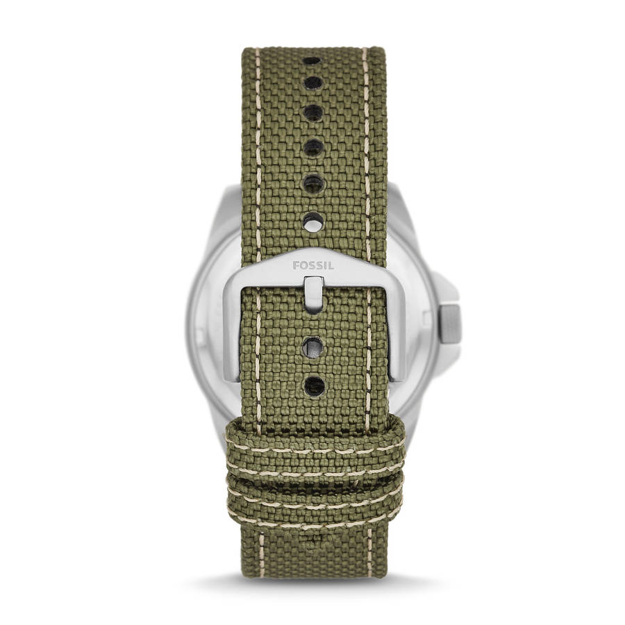 Fossil Bronson Men's Green Nylon Watch (FS5918)