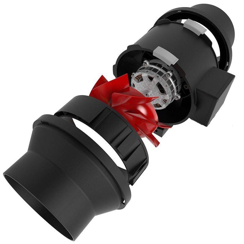 Inline Axial Fan - 200mm (8`) - Enhance Your Ventilation System with a Powerful Inline 200mm Fan