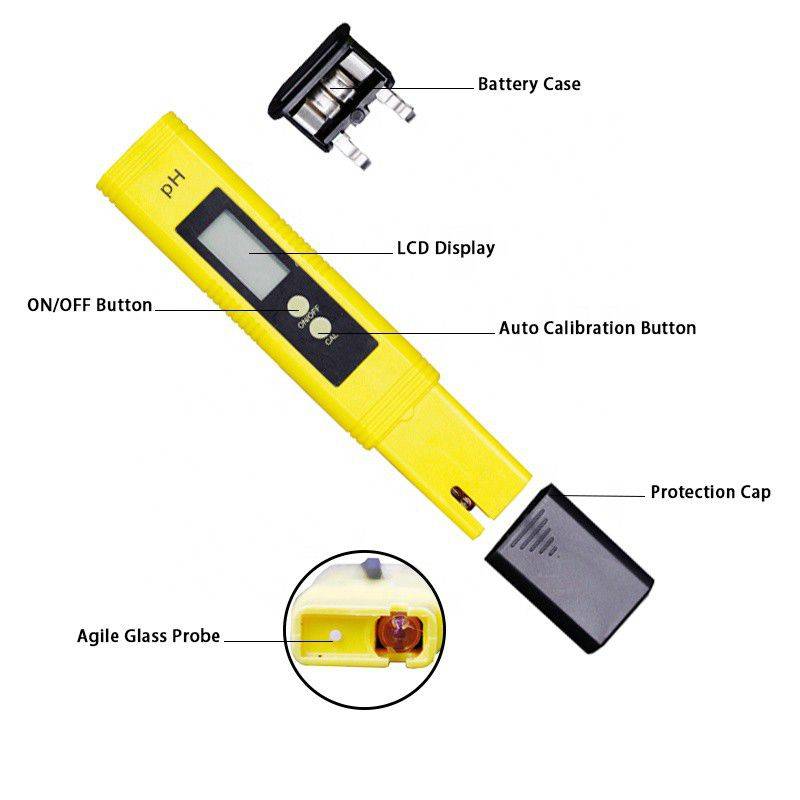 Digital LCD Ph meter with Auto Calibrate.