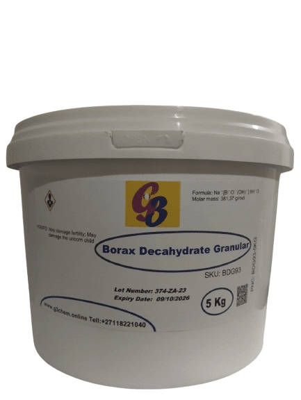 Borax (Sodium Tetraborate) Decahydrate Granular