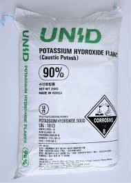 Potassium Hydroxide Flakes 90% min