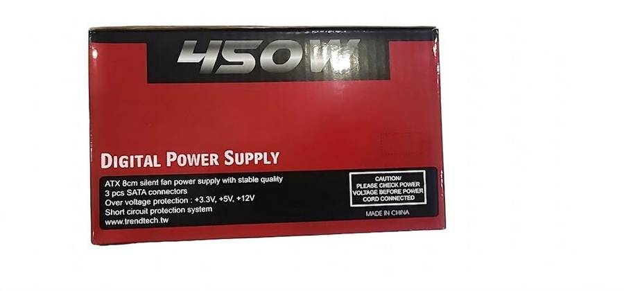 Trend Tech ATX Power Supply 450W