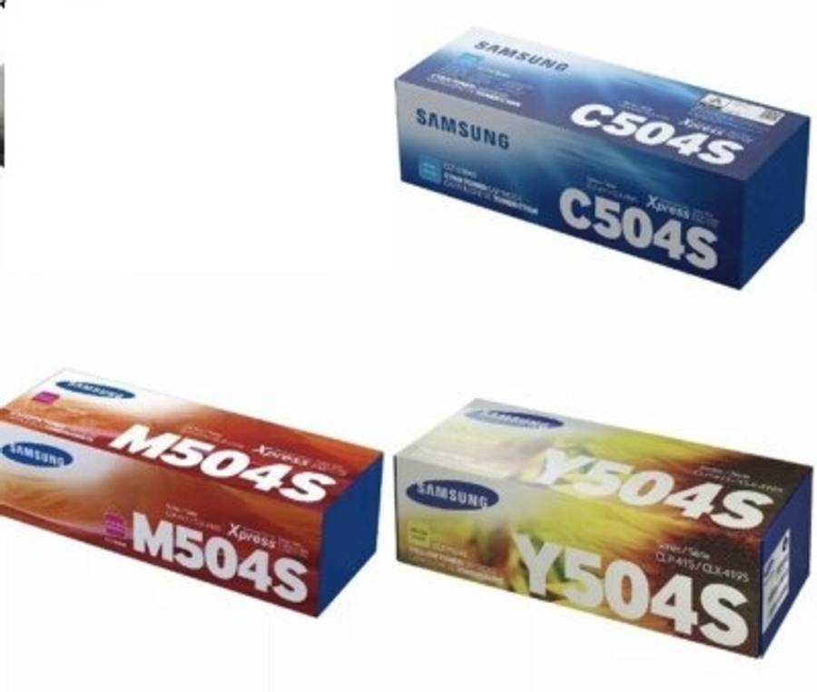 Samsung 504s Multi Pack C/Y/M Original Cartridges